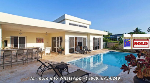 thumbnail for S O L D - SOSUA: TOP-FURNISHED MODERN 2-BEDROOM VILLA WITH EXTENSIVE AMENITIES UPDATES