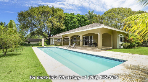 thumbnail for SOSUA: ELEGANT, BARRIER-FREE VILLA WITH 3 BEDROOMS AND 3.5 BATHS, CLOSE TO THE BEACH