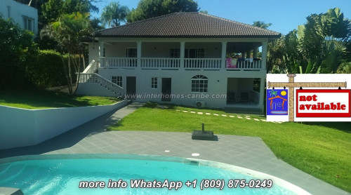 thumbnail for S O L D - SOSUA: 4-BEDROOM VILLA ON 2 LEVELS - ONE MAIN APARTMENT AND ONE GUEST APARTMENT