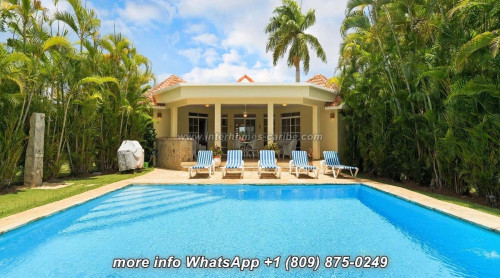 photos for SOSUA: WELL-MAINTAINED 2-BEDROOM VILLA WITH LARGE LOT